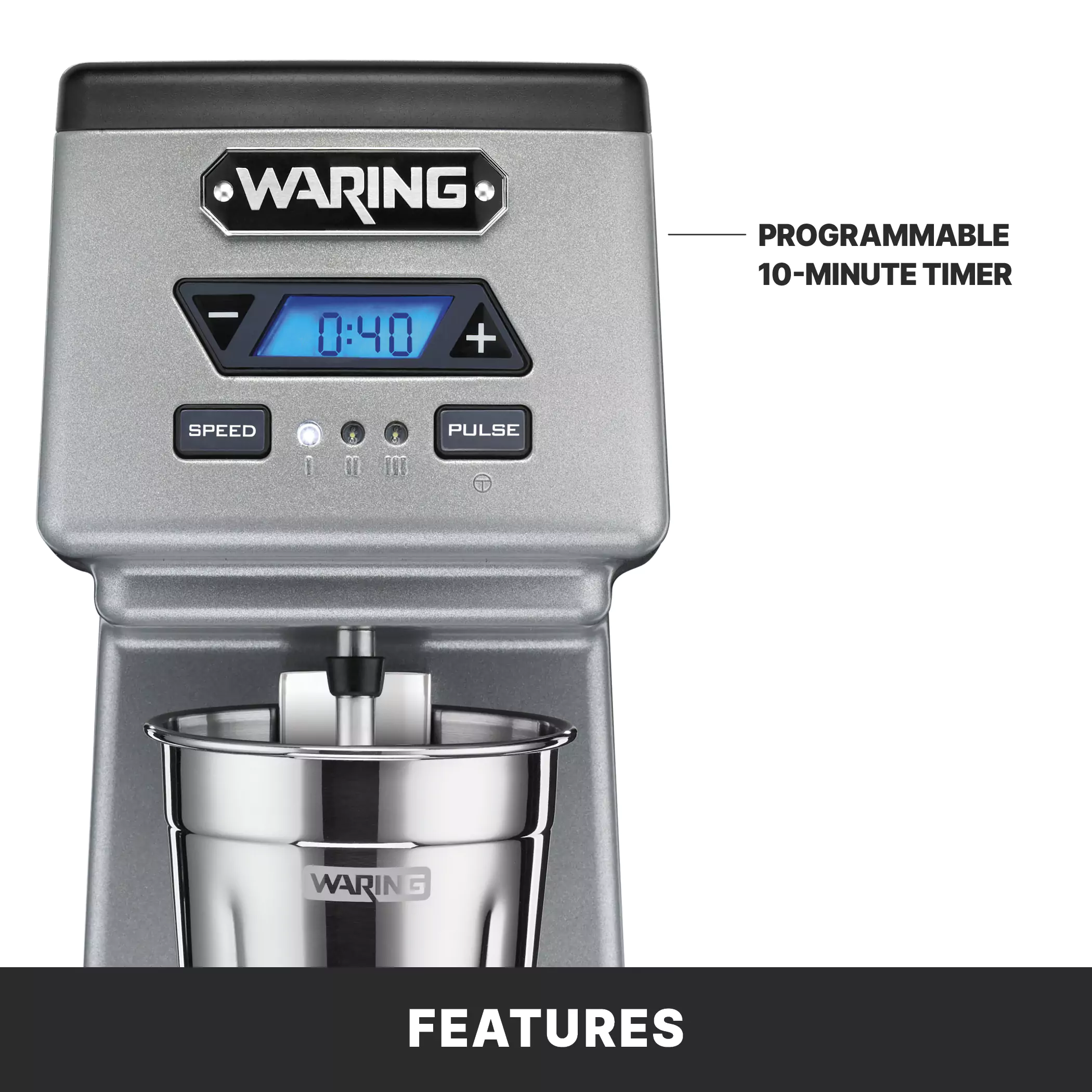 Heavy-Duty Single-Spindle Drink Mixer with Timer